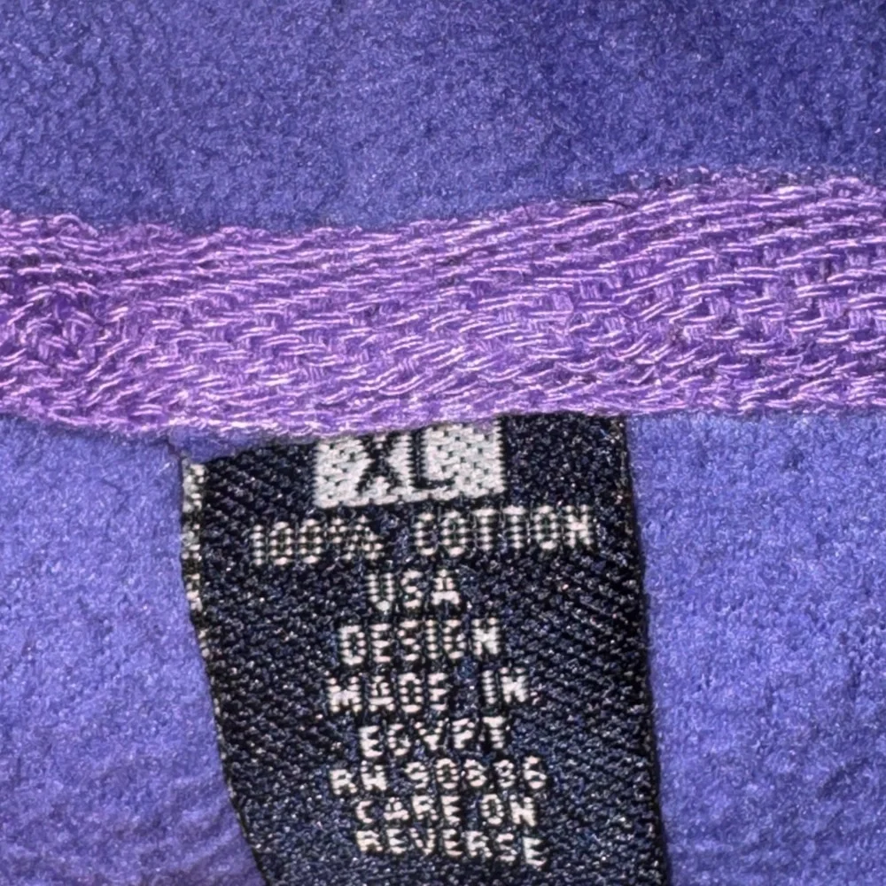 Purple V-Neck Pullover Sweater - Picture 4 of 5